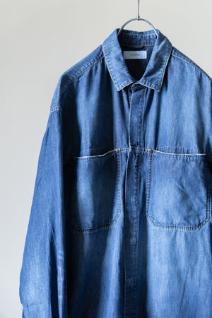 【THE JEAN PIERRE】"Drop Pocket Denim Shirt"