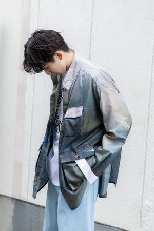 【Licht Bestreben】"M-65 プリントシャツ"