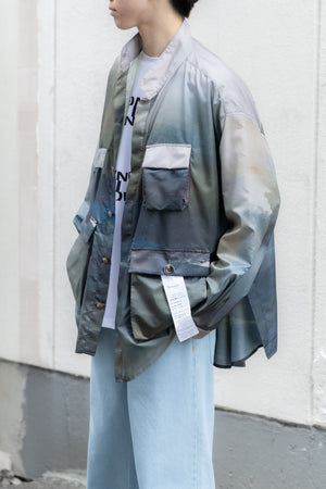 【Licht Bestreben】"M-65 プリントシャツ"