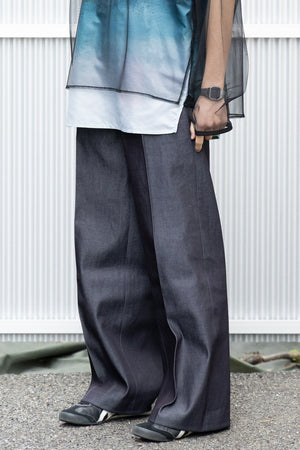 【VALAADO】"[BAG] DENIM BAGGY PANTS"
