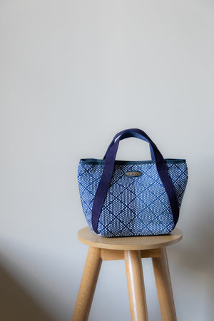 【KUON】"Aizome Sashiko Mini Bag"