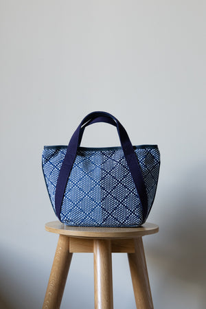【KUON】"Aizome Sashiko Mini Bag"