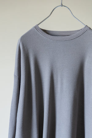 【CURLY&Co.】"WOOL WAFFLE JERSEY TEE"