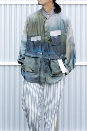 【Licht Bestreben】"M-65 プリントシャツ"
