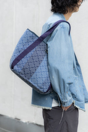 【KUON】"Aizome Sashiko Tote Bag"