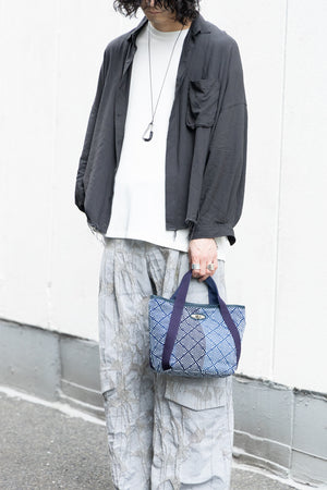 【KUON】"Aizome Sashiko Mini Bag"