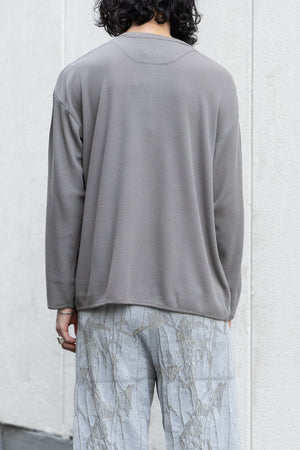 【CURLY&Co.】"WOOL WAFFLE JERSEY TEE"