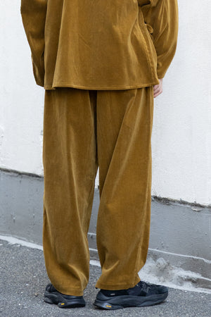 【YOKO SAKAMOTO】"DOUBLE PLEATED WIDE EASY PANTS"
