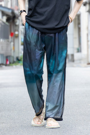 【Licht Bestreben】"3Dグラフィカルチュールレイヤーパンツ"