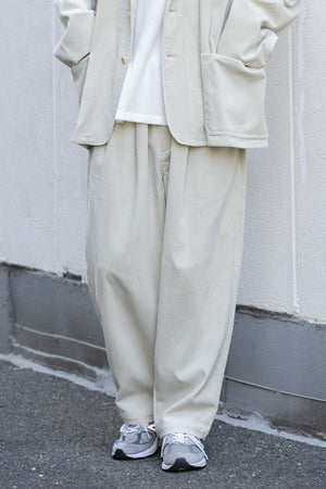【YOKO SAKAMOTO】"DOUBLE PLEATED WIDE EASY PANTS"