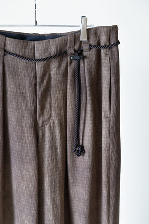 【ETHOSENS】"Uneven dye slacks"