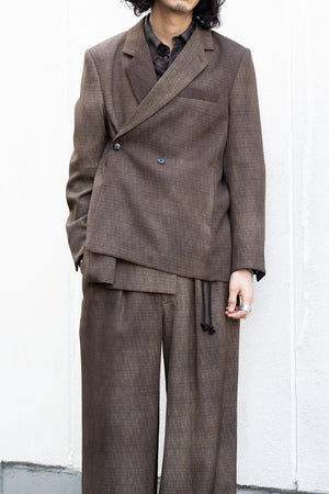 【ETHOSENS】"Uneven dye jacket"
