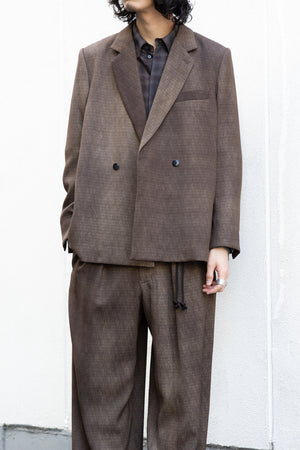 【ETHOSENS】"Uneven dye jacket"