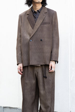 【ETHOSENS】"Uneven dye jacket"