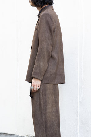 【ETHOSENS】"Uneven dye jacket"
