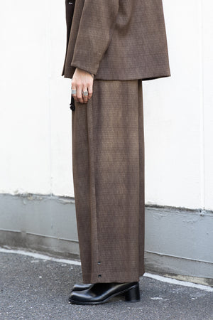 【ETHOSENS】"Uneven dye slacks"