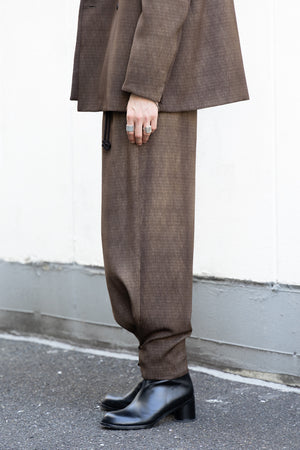 【ETHOSENS】"Uneven dye slacks"