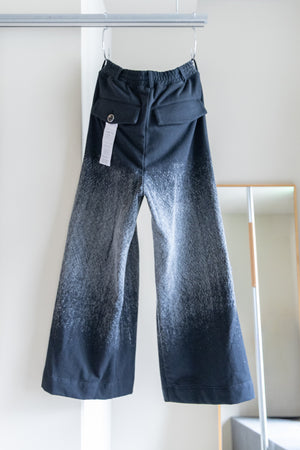 【Licht Bestreben】"Needle-Punched Thin Flap Baggy Pants"
