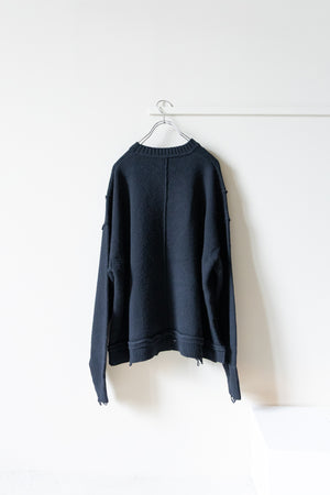 【Licht Bestreben】"Dog Intarsia Sweater"