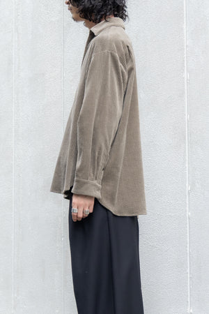 【Blanc YM】"Corduroy Skipper Shirts"