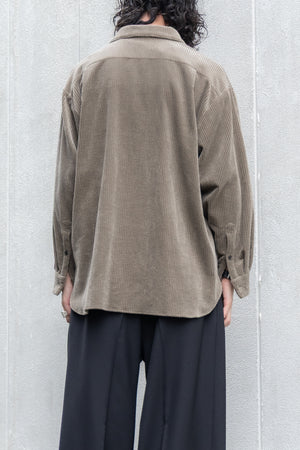【Blanc YM】"Corduroy Skipper Shirts"