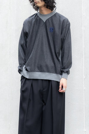 【nuterm】"Nickerson Mockneck Sweat Shirt"