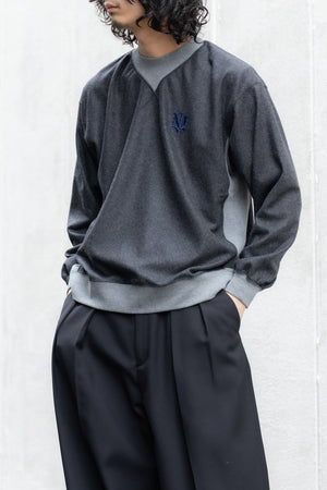 【nuterm】"Nickerson Mockneck Sweat Shirt"
