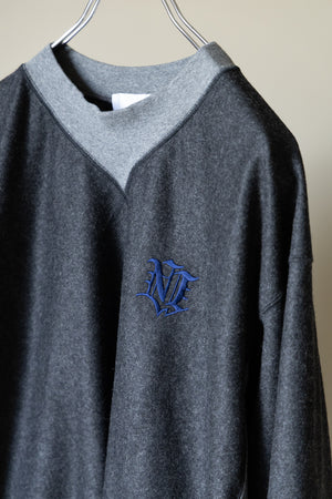 【nuterm】"Nickerson Mockneck Sweat Shirt"