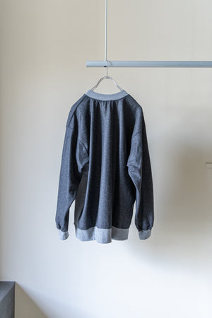 【nuterm】"Nickerson Mockneck Sweat Shirt"