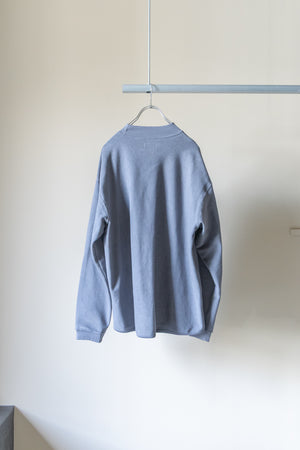 【CURLY&Co.】"FINE COTTON PILE MOCKNECK PULLOVER"