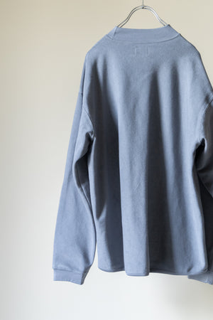 【CURLY&Co.】"FINE COTTON PILE MOCKNECK PULLOVER"