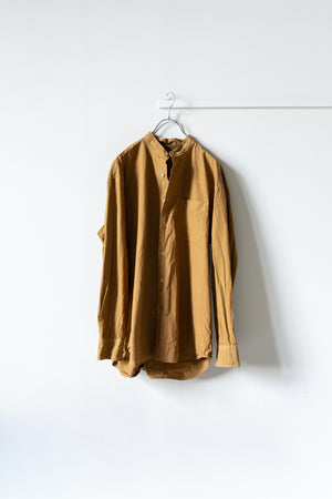 【YOKO SAKAMOTO】"GARMENT DYE BAND COLLAR SHIRT"