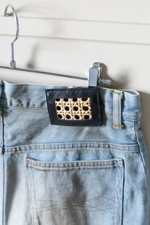【LQUARTET】"MONOLITH INDIGO BAGGY"