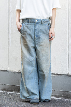 【LQUARTET】"MONOLITH INDIGO BAGGY"
