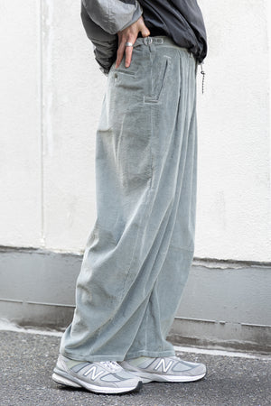 【LQUARTET】"STRUCTURE BARREL TROUSERS"