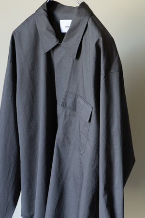【nuterm】"Salt Shrinking Wrap P/O Shirts"
