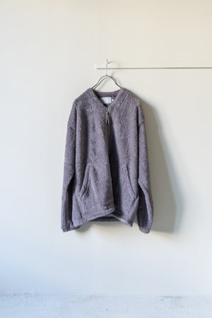 【CURLY&Co.】"TEDDY JERSEY ZIP-UP CARDIE"