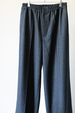 【SHEIK YERBOUTI】"SUPER120'S WOOL FRANNEL EASY TROUSERS"