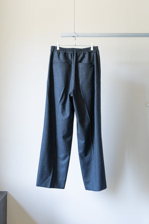 【SHEIK YERBOUTI】"SUPER120'S WOOL FRANNEL EASY TROUSERS"