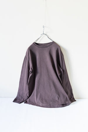 【LQUARTET】"KYOTO SUMI-DYED LONG SLEEVE"