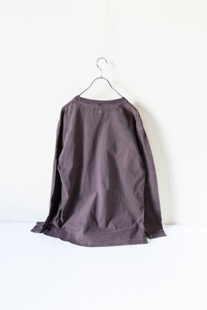 【LQUARTET】"KYOTO SUMI-DYED LONG SLEEVE"