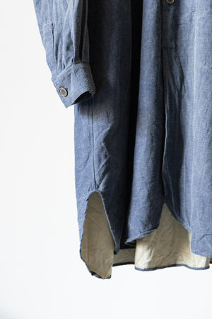 [YUTA MATSUOKA] "Pigment-coated long shirt coat"
