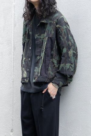 【Licht Bestreben】"Jacquard Rebuilding Carpenter Jacket"