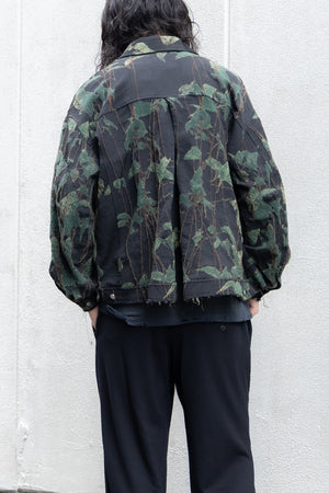【Licht Bestreben】"Jacquard Rebuilding Carpenter Jacket"