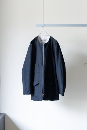[YUTA MATSUOKA] "Loop Yarn Herringbone Zip Jacket"