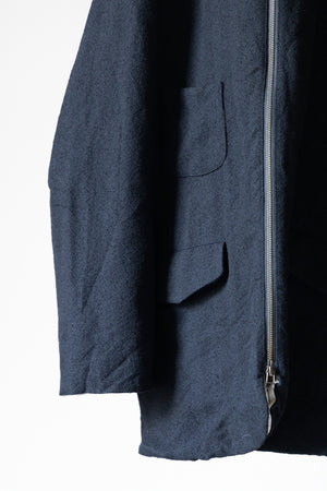 [YUTA MATSUOKA] "Loop Yarn Herringbone Zip Jacket"