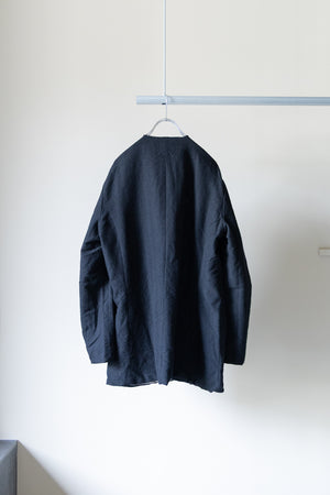 [YUTA MATSUOKA] "Loop Yarn Herringbone Zip Jacket"