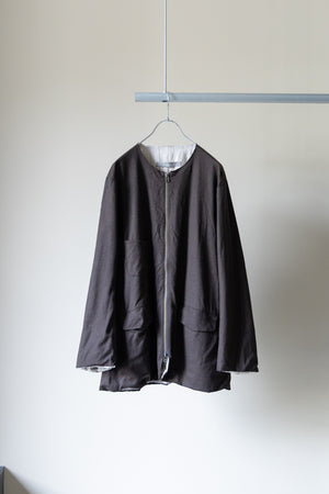 [YUTA MATSUOKA]"GENTLY CLOTH ZIP JACKET"