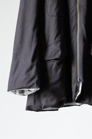 [YUTA MATSUOKA]"GENTLY CLOTH ZIP JACKET"
