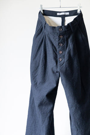[YUTA MATSUOKA] "Loop Yarn Herringbone Straight Pants"